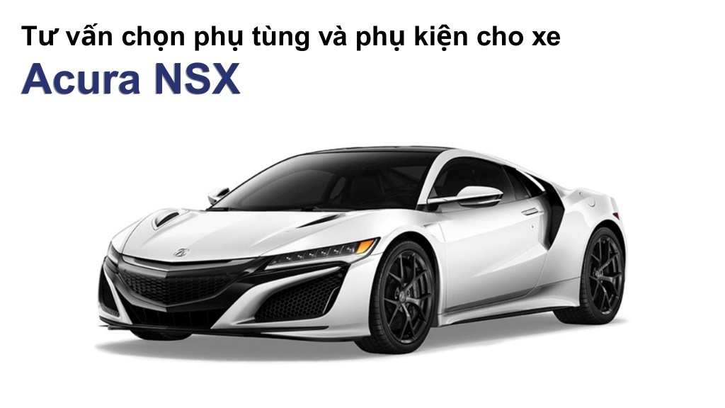 Bảng giá lốp xe Acura NSX chính hãng, ưu đãi mới nhất