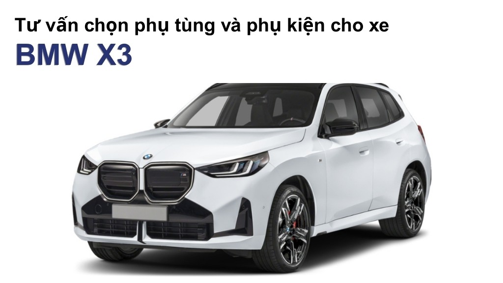 Bảng giá lốp xe BMW X3 chính hãng, ưu đãi mới nhất