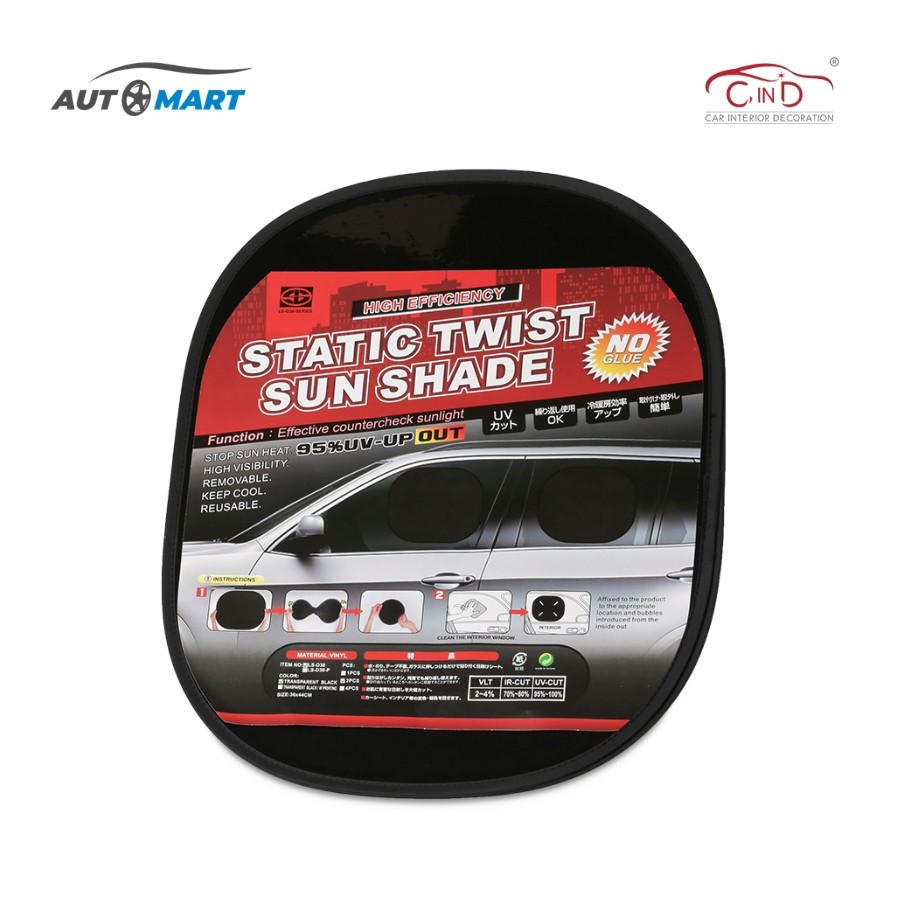 Che nắng CIND cách nhiệt tròn nhỏ 36*44cm