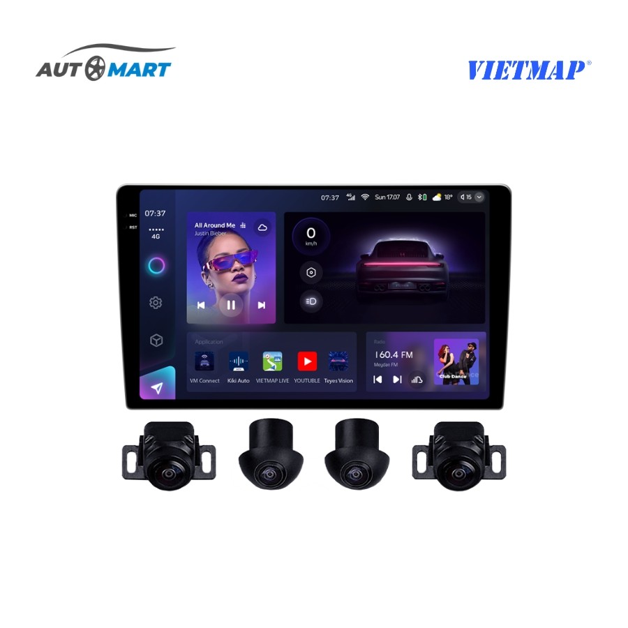 Màn hình Android TEYES CC3 2K 360 Liền Camera 360