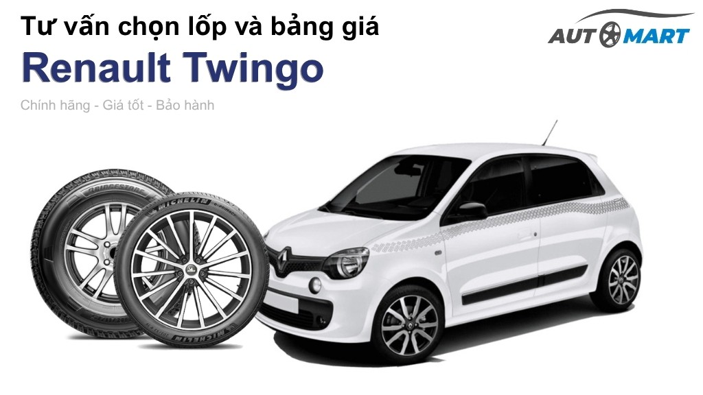 Bảng giá lốp xe Renault Twingo chính hãng, ưu đãi mới nhất