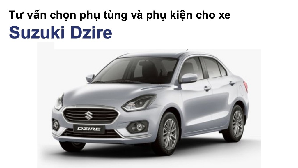 Bảng giá lốp xe Suzuki Dzire chính hãng, ưu đãi mới nhất
