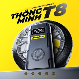 Máy bơm lốp Steelmate không dây thông minh T8