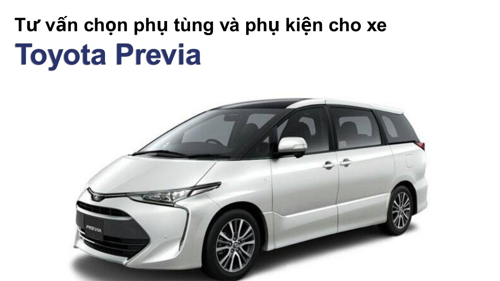 Bảng giá lốp xe Toyota Previa chính hãng, ưu đãi mới nhất